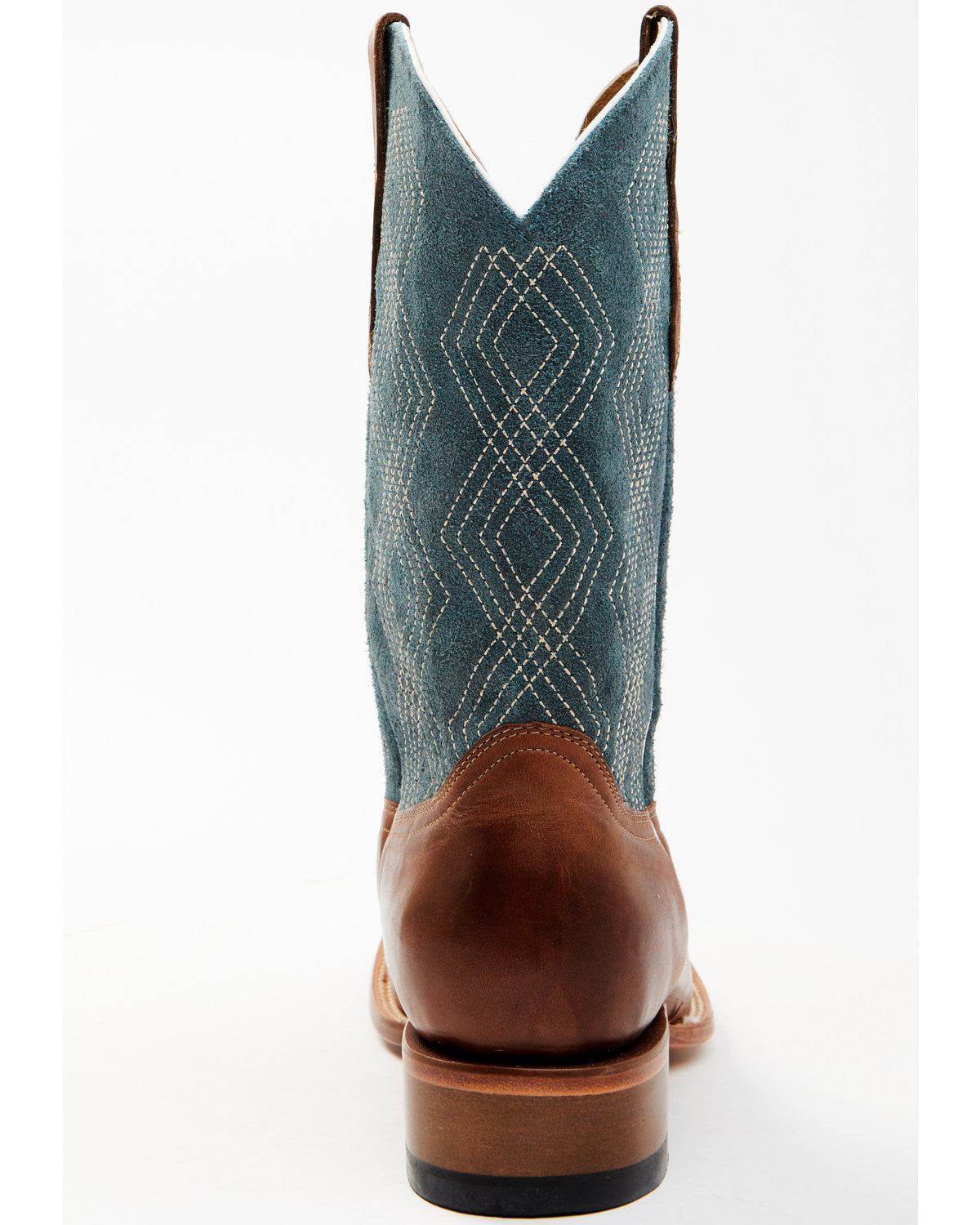 Men's Shasta Western Boots - Broad Square Toe Blue