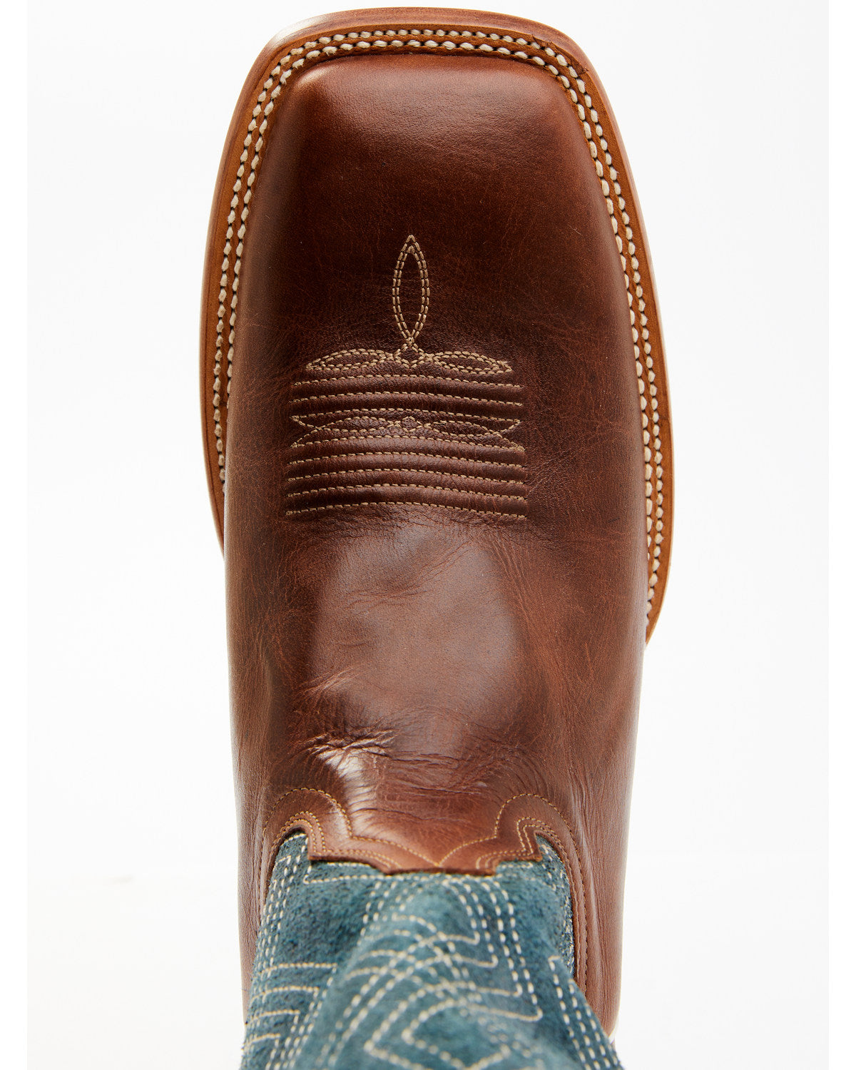 Men's Shasta Western Boots - Broad Square Toe Blue