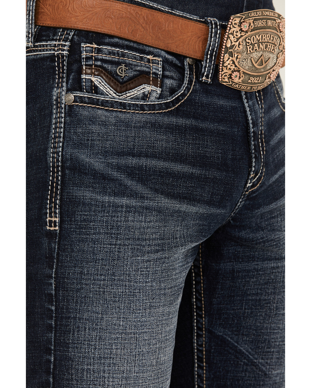 Men's Moonbeam Wash Jackson Slim Straight Stretch Denim Jea Dark Wash