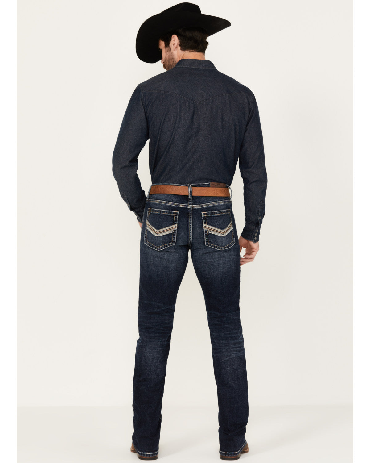 Men's Moonbeam Wash Jackson Slim Straight Stretch Denim Jea Dark Wash