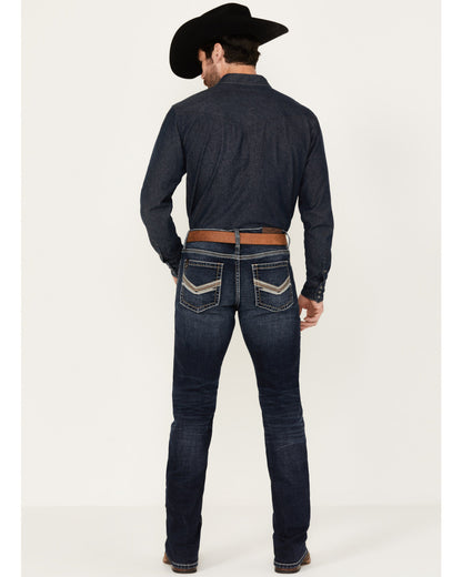 Men's Moonbeam Wash Jackson Slim Straight Stretch Denim Jea Dark Wash