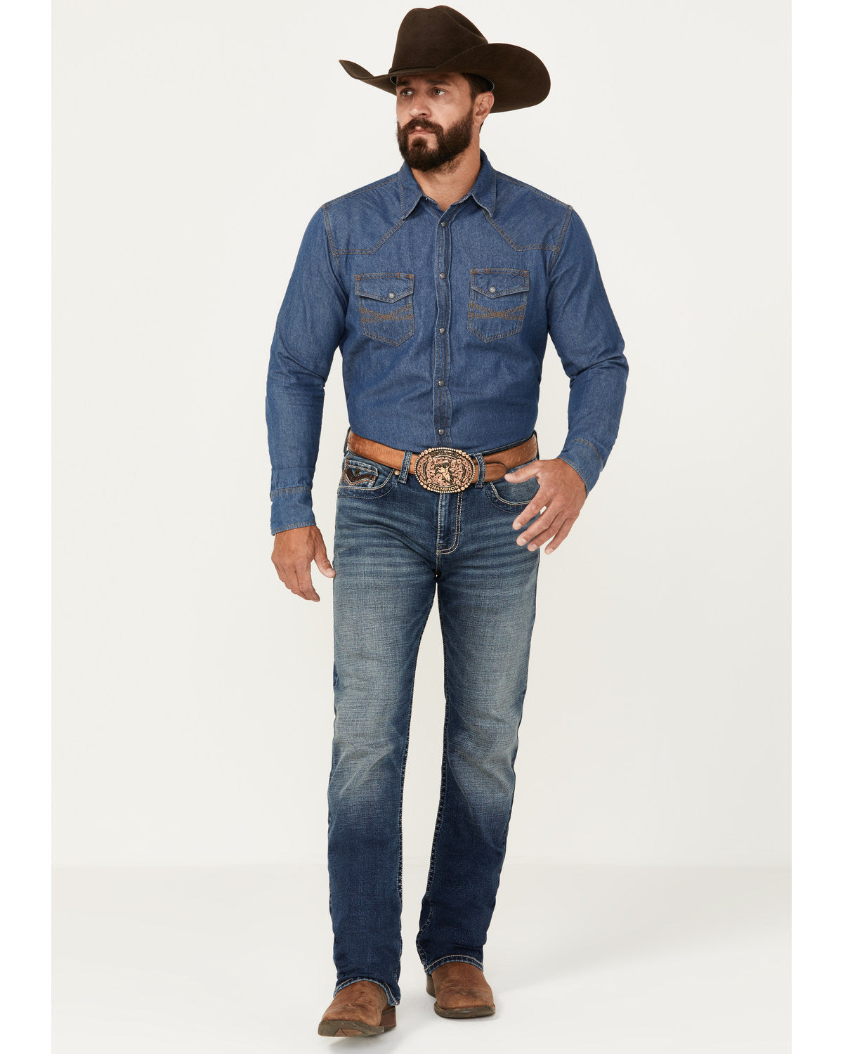 Men's Sundance Wash Jackson Slim Straight Stretch Denim Jea Medium Wash
