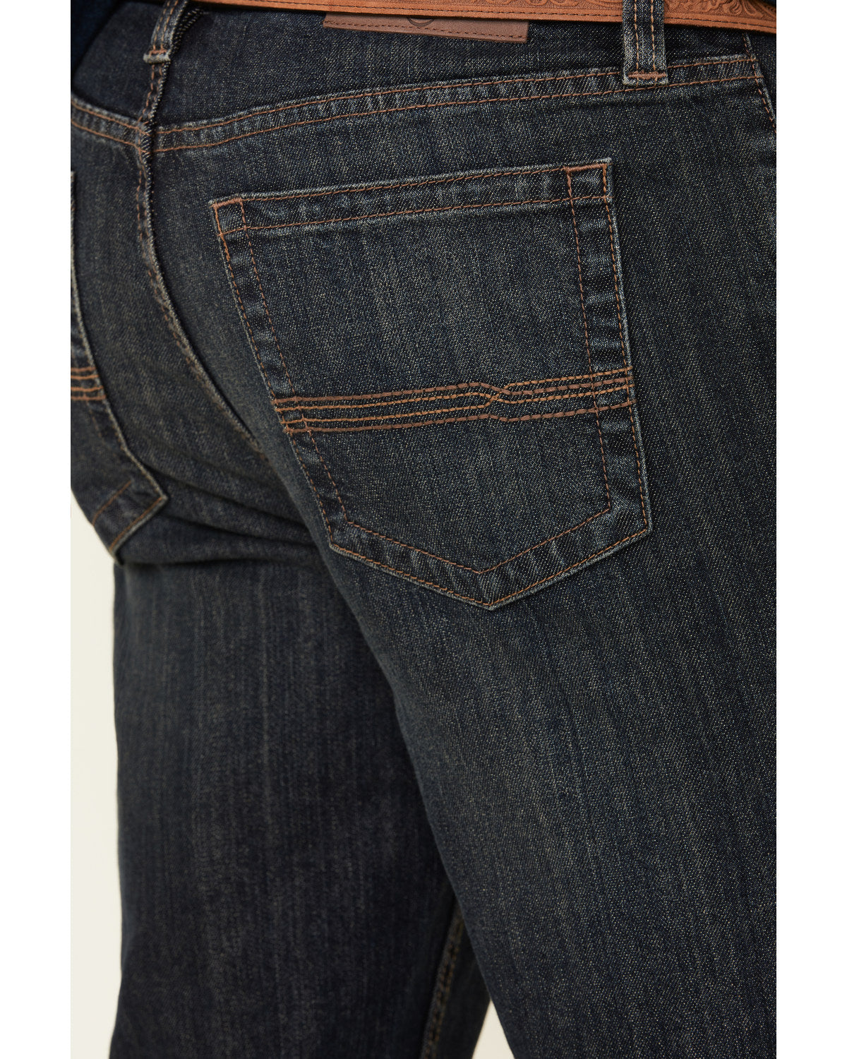 Men's Barn Sour Wash Jackson Slim Straight Stretch Denim Je Blue