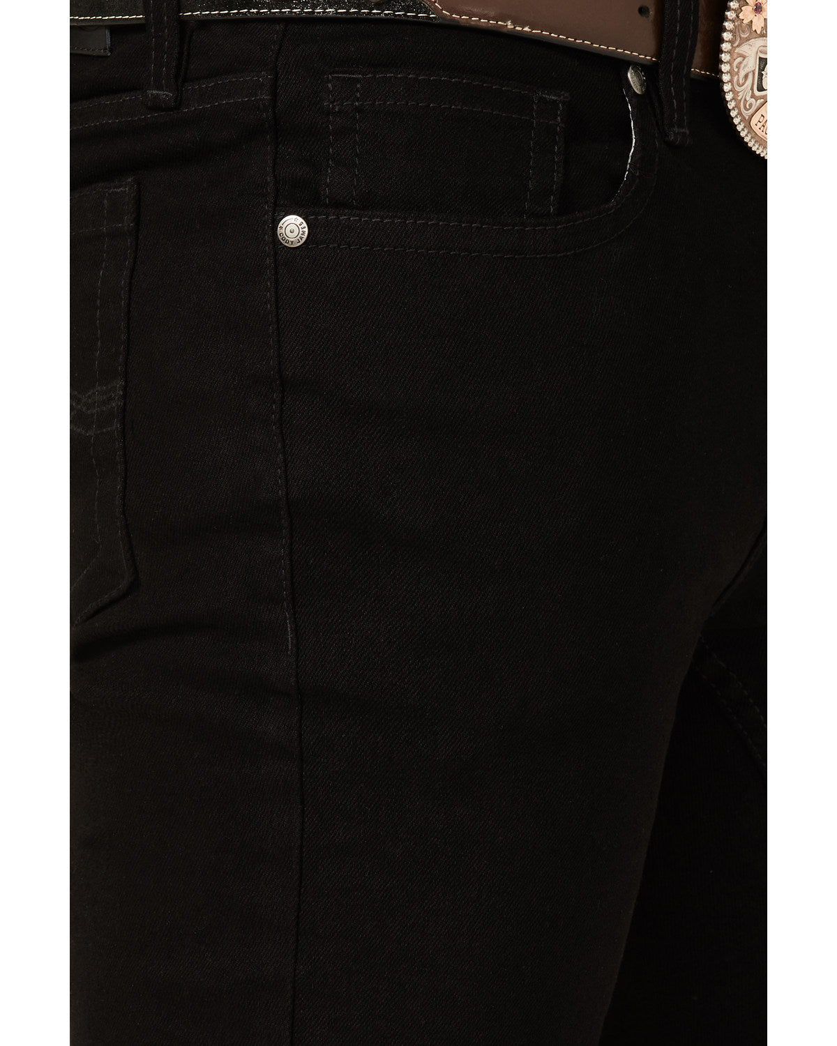 Men's Night Rider Wash Wyatt Slim Bootcut Stretch Denim Jea Black