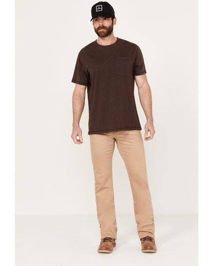 Men's Dalton Wash Jackson Slim Straight Stretch Denim Jeans Tan