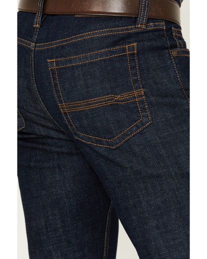 Men's Showdown Wash Jackson Slim Straight Stretch Denim Jea Dark Wash