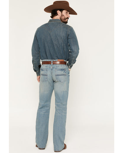 Men's Hamshackle Wash Duke Relaxed Bootcut Stretch Denim Je Blue