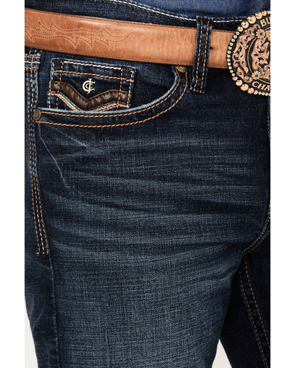 Men's Palomino Wash Duke Relaxed Bootcut Stretch Denim Jean Dark Wash