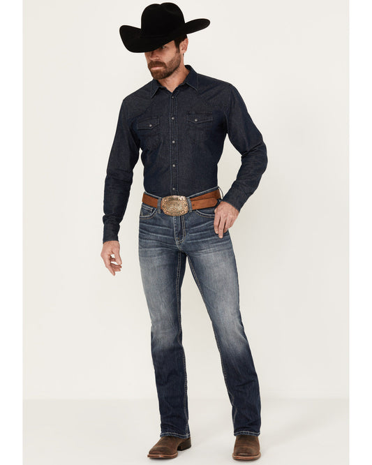 Men's Starlight Wash Jackson Slim Straight Stretch Denim Je Dark Wash