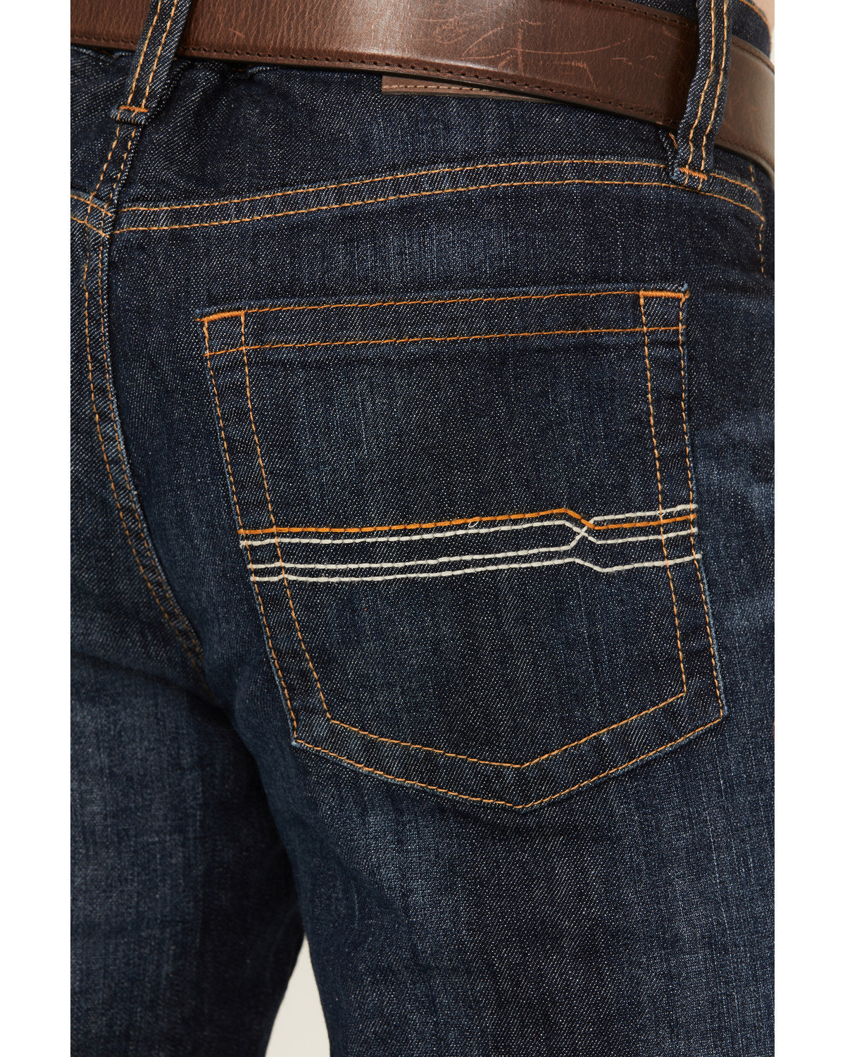 Men's Night Hawk Wash Wyatt Slim Bootcut Stretch Denim Jean Medium Wash
