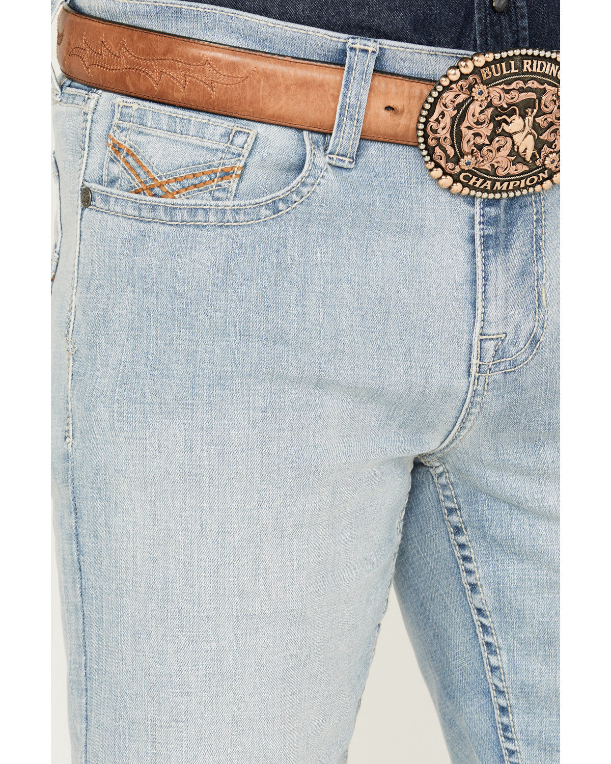 Men's Jamestown Wash Jackson Slim Straight Stretch Denim Je Light Wash