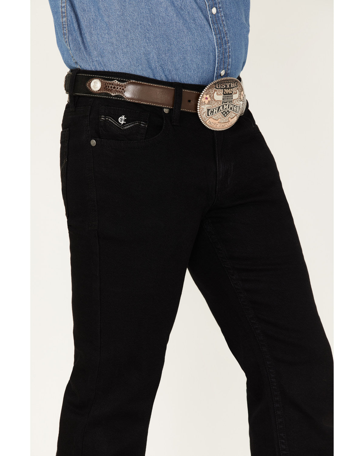 Men's Midnight Wash Jackson Slim Straight Stretch Denim Jea Black