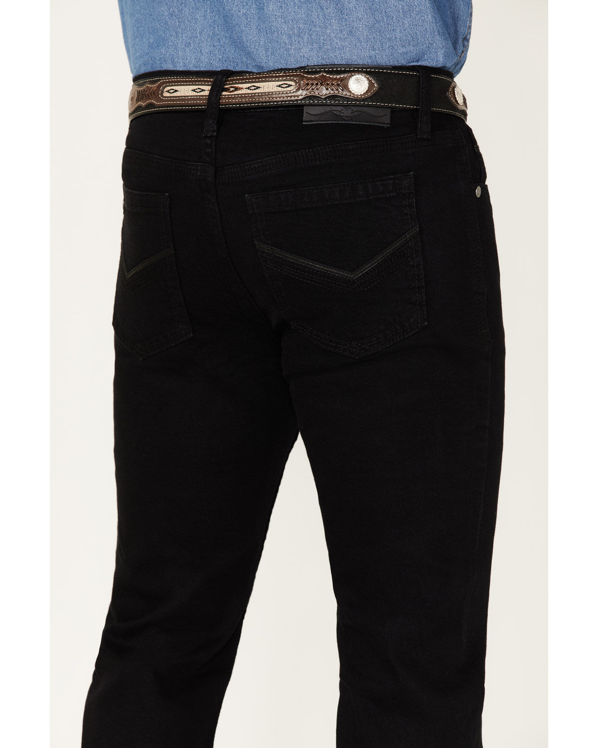 Men's Midnight Wash Jackson Slim Straight Stretch Denim Jea Black
