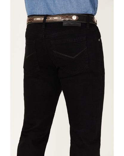 Men's Midnight Wash Jackson Slim Straight Stretch Denim Jea Black