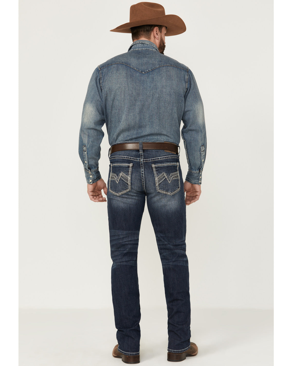 Men's Moonlight Wash Jackson Slim Straight Stretch Denim Je Medium Wash
