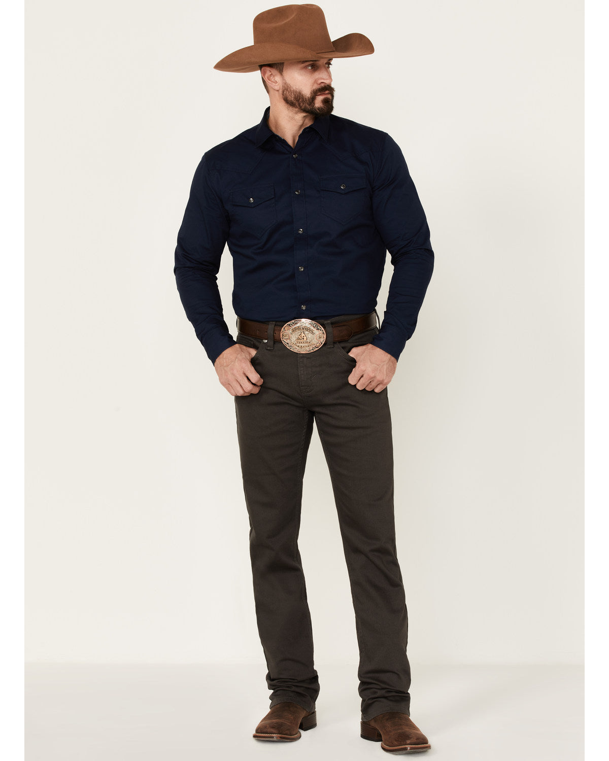 Men's Appaloosa Wash Jackson Slim Straight Stretch Denim Je Grey