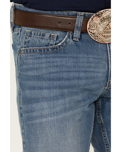 Men's Roughstock Wash Jackson Slim Straight Rigid Denim Jea Blue
