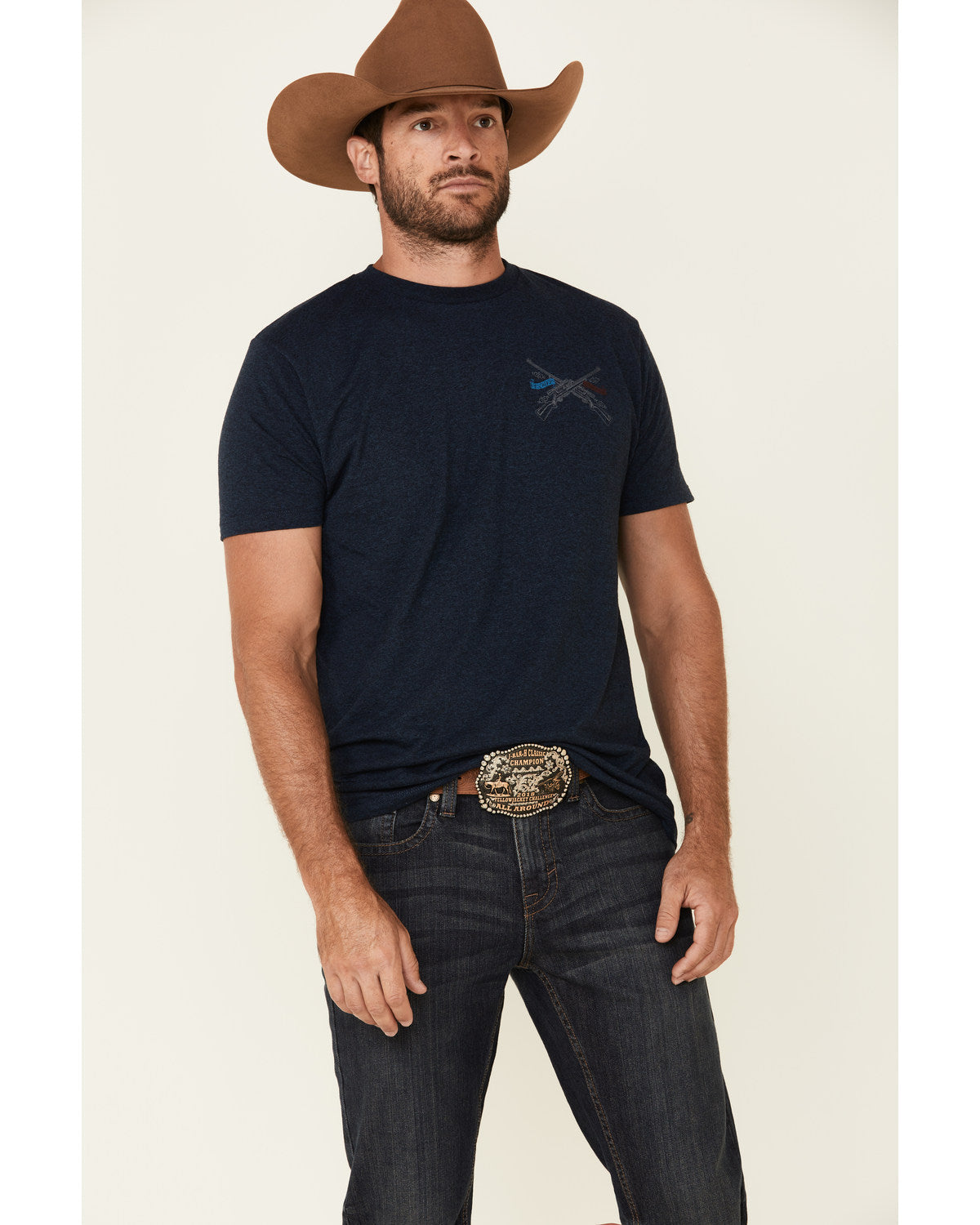 Men's Barn Sour Wash Jackson Slim Straight Stretch Denim Je Blue