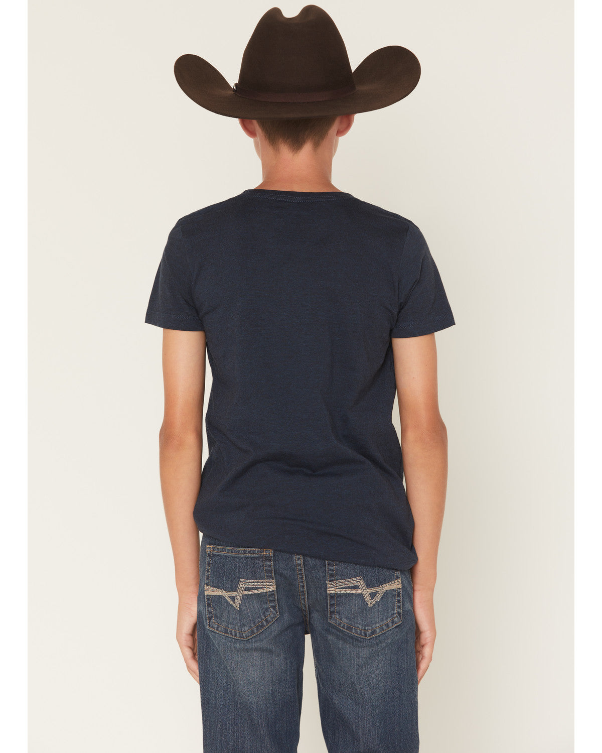Boys' Skull Rodeo Short Sleeve Graphic T-Shirt Blue