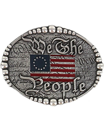 Men's We The People Belt Buckle Silver