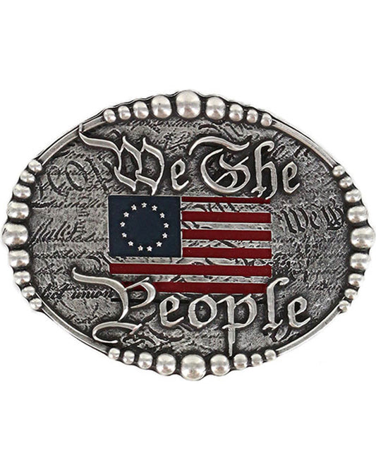 Men's We The People Belt Buckle Silver