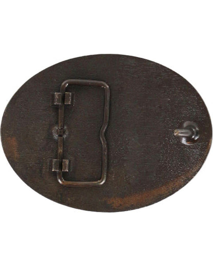 Men's Bullet Proof Belt Buckle Medium Brown