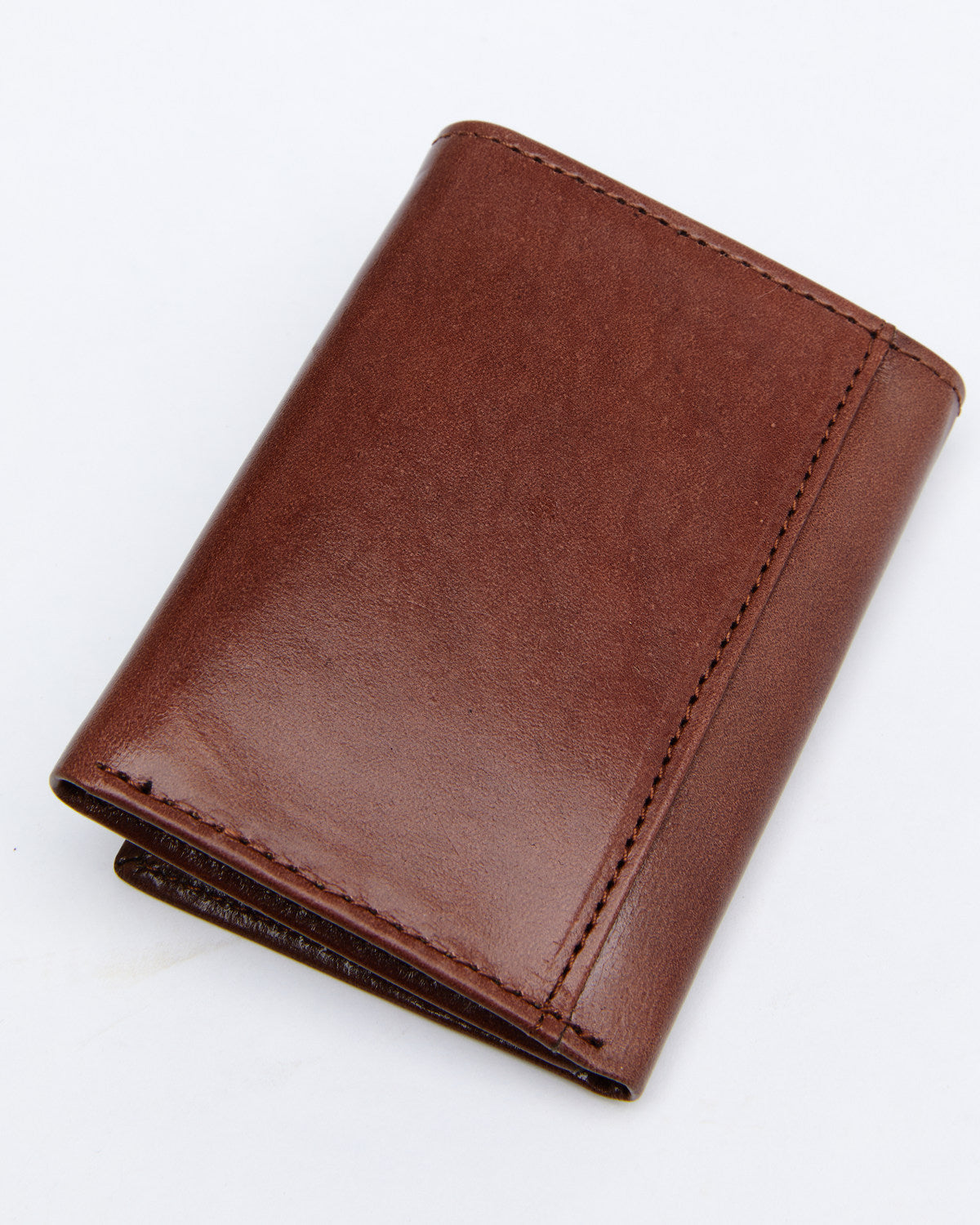 Men's Hair-On Trifold Wallet Brown