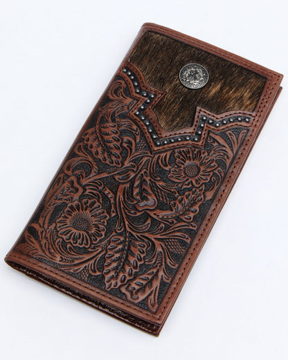 Men's Hair-On Rodeo Wallet Brown