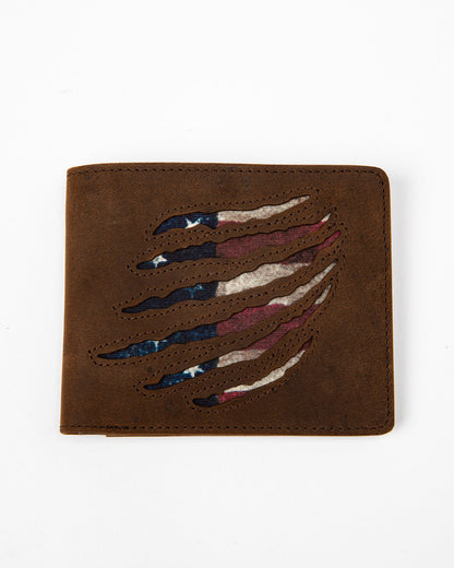 Men's Americana Bi-Fold Wallet Brown