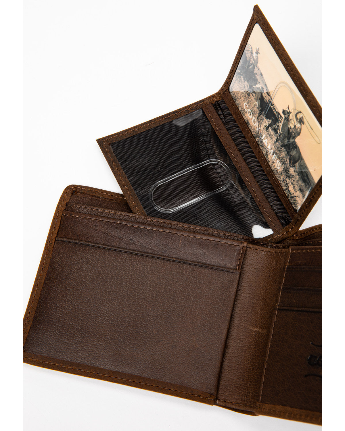 Men's Americana Bi-Fold Wallet Brown