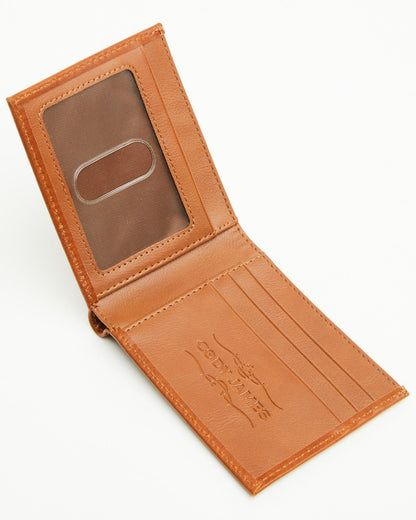 Men's Conway American Flag Bifold Wallet Brown