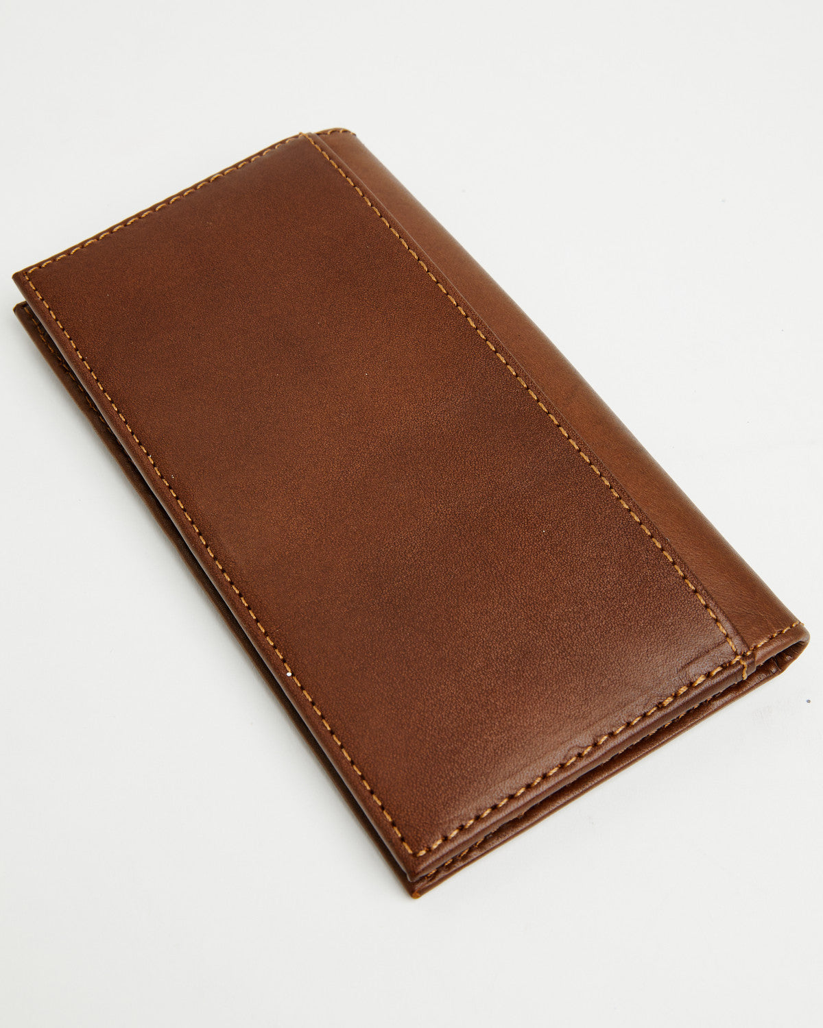 Men's Prescott Tooled Leather Concho Bifold Rodeo Wallet Brown
