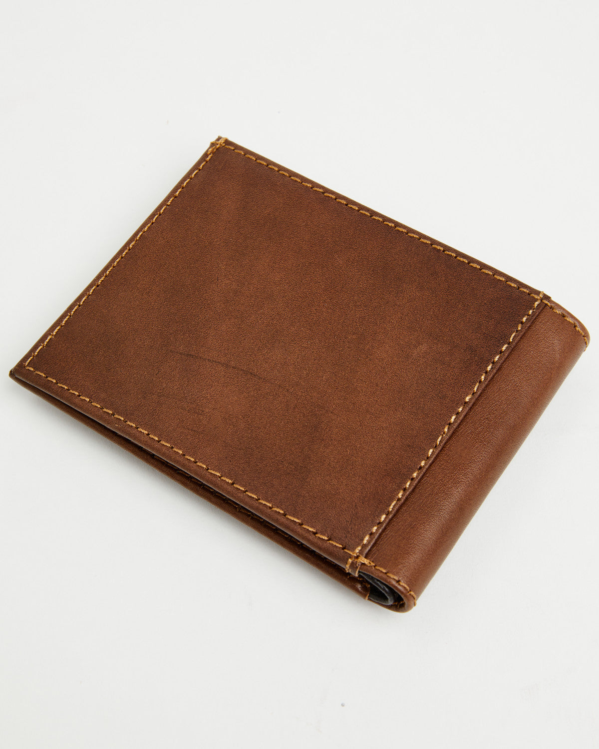 Men's Prescott Tooled Leather Concho Bifold Wallet Brown