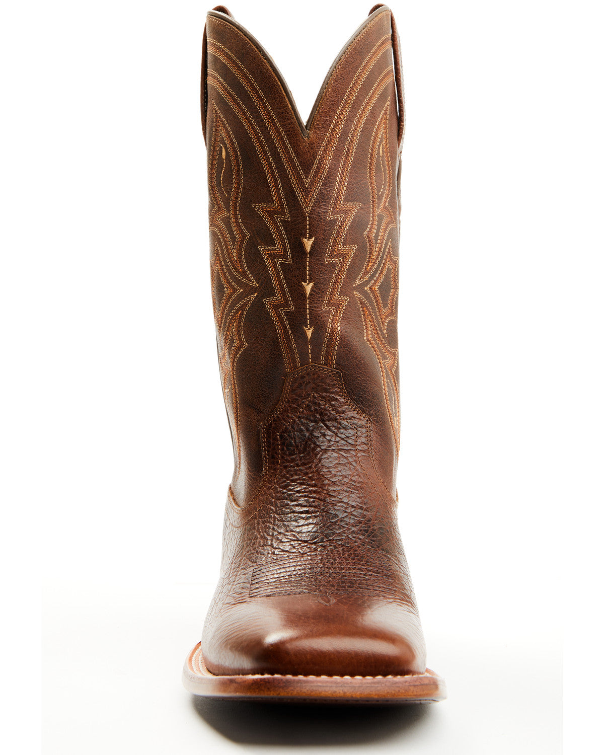 Men's Ashland Western Boots - Broad Square Toe Brown