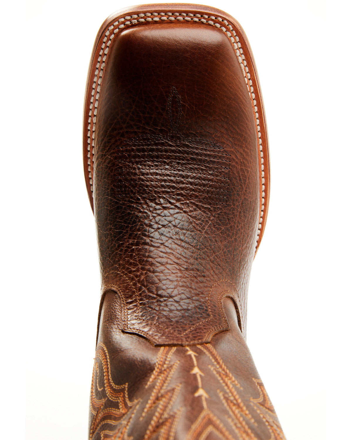 Men's Ashland Western Boots - Broad Square Toe Brown