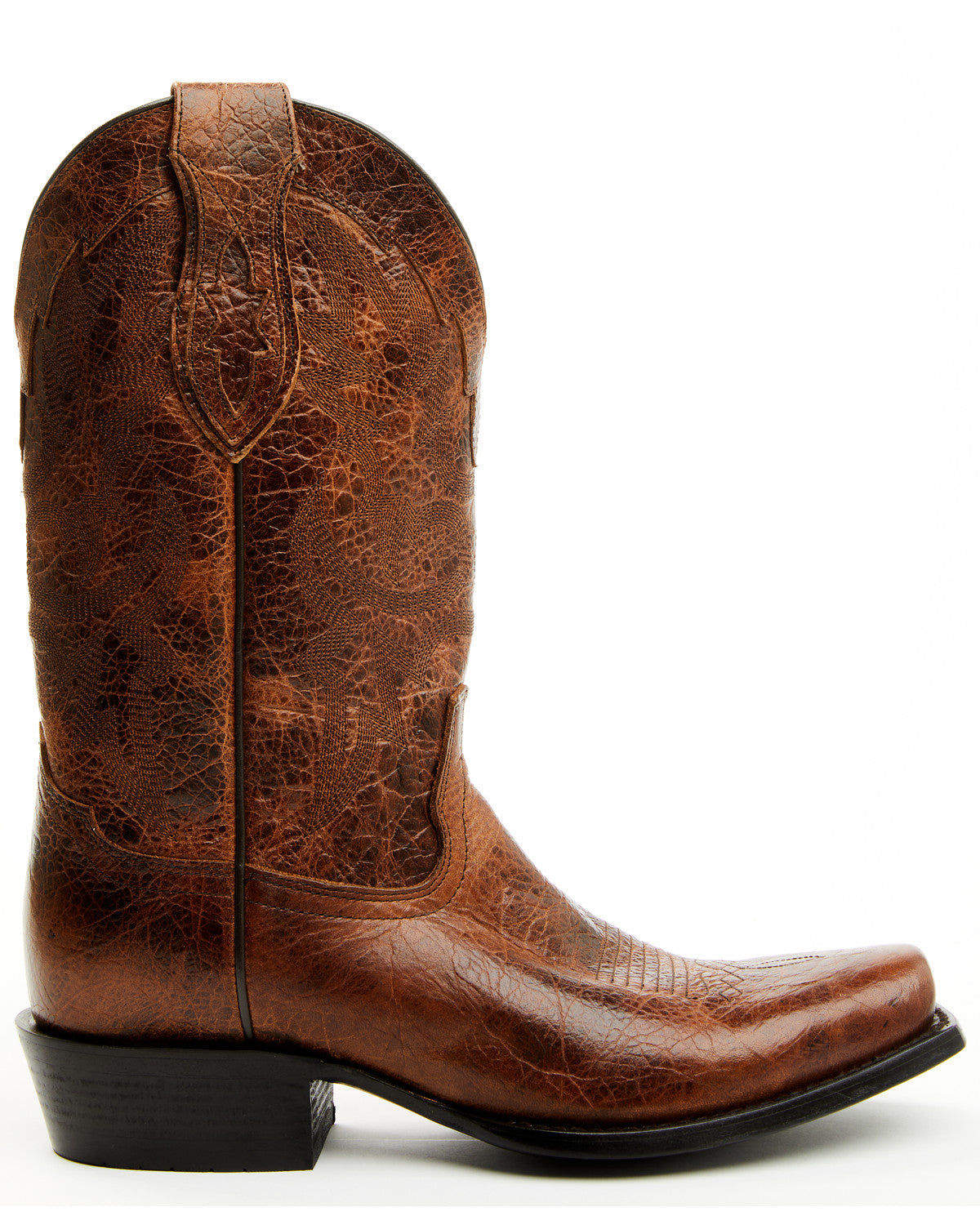 Men's Sheldon Western Boots - Square Toe Brown