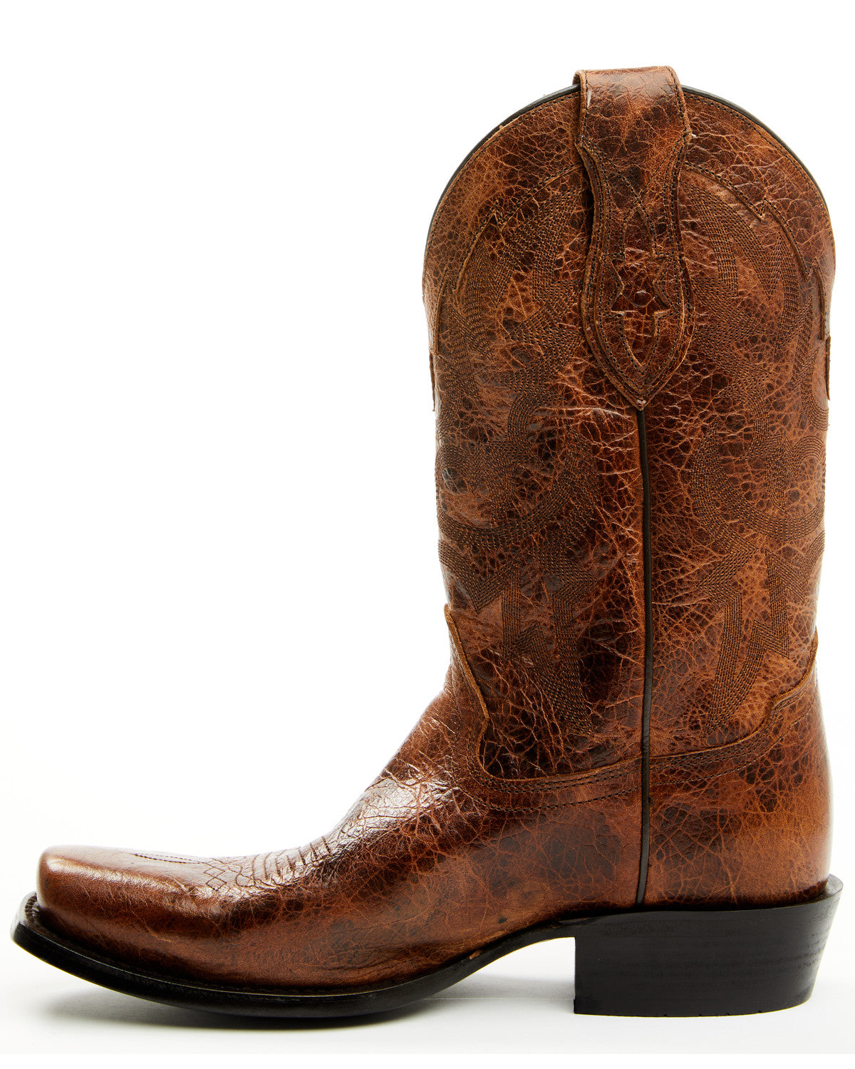 Men's Sheldon Western Boots - Square Toe Brown