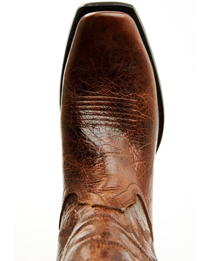 Men's Sheldon Western Boots - Square Toe Brown