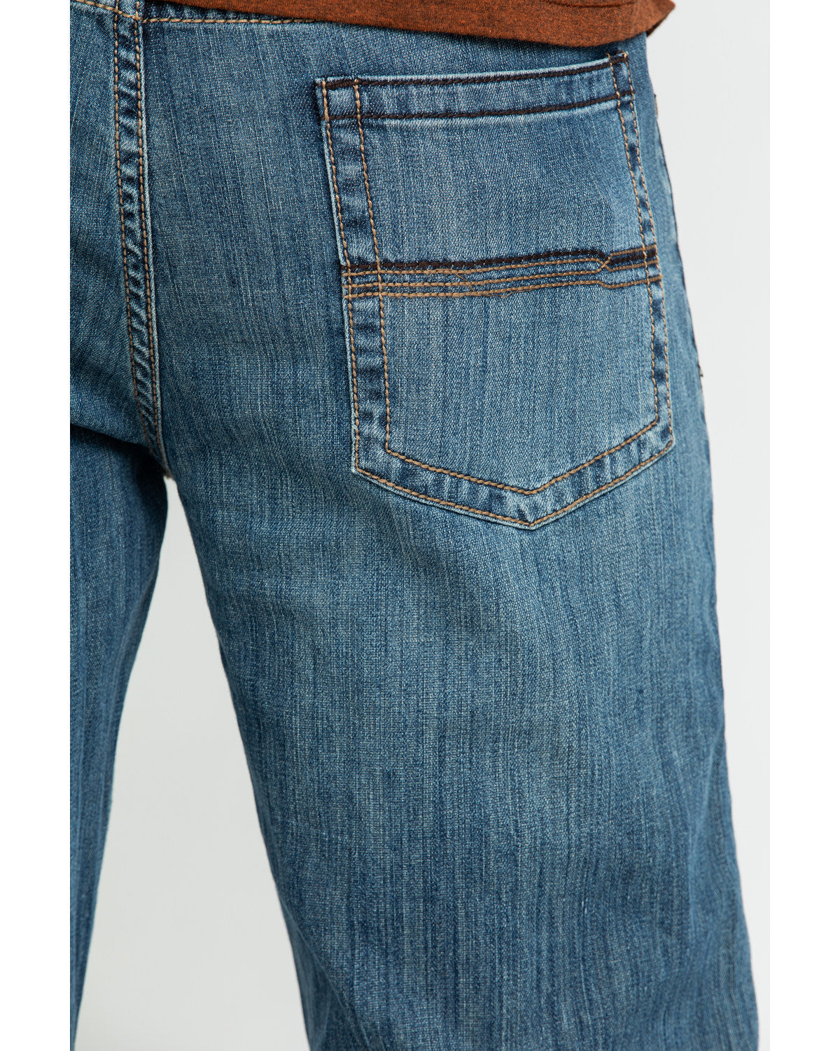 Men's Bozeman Wash Wyatt Slim Bootcut Stretch Denim Jeans Indigo