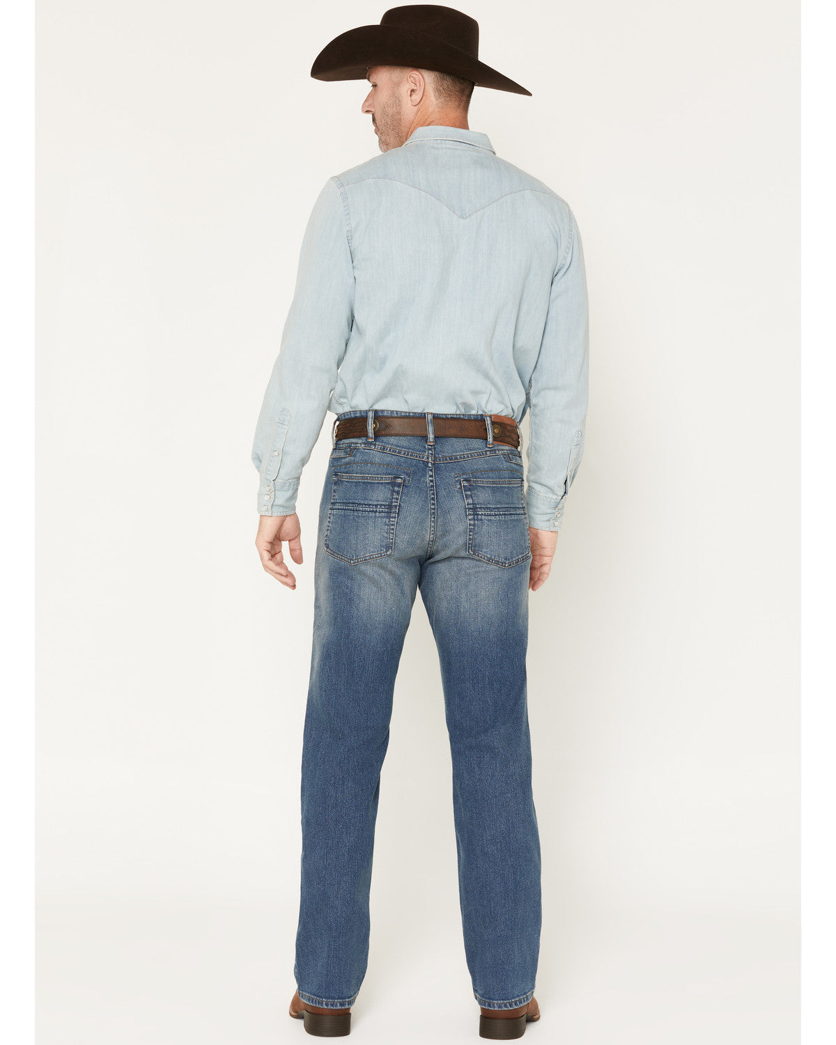 Men's Outrigger Wash Yukon Relaxed Straight Concealed Carry Medium Wash