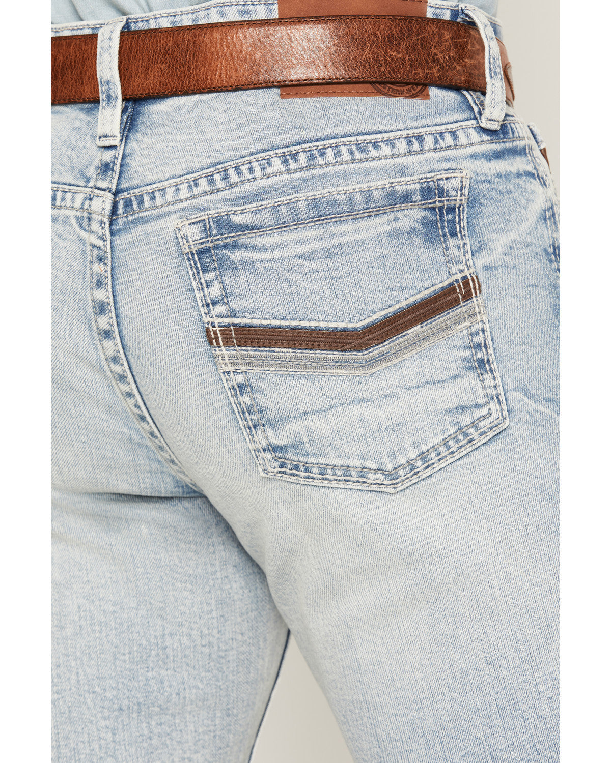 Men's Austin Wash Yukon Relaxed Straight Stretch Denim Jean Light Wash