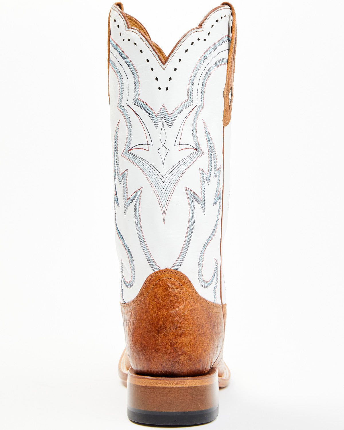 Men's Tomahawk Western Boots - Broad Square Toe White
