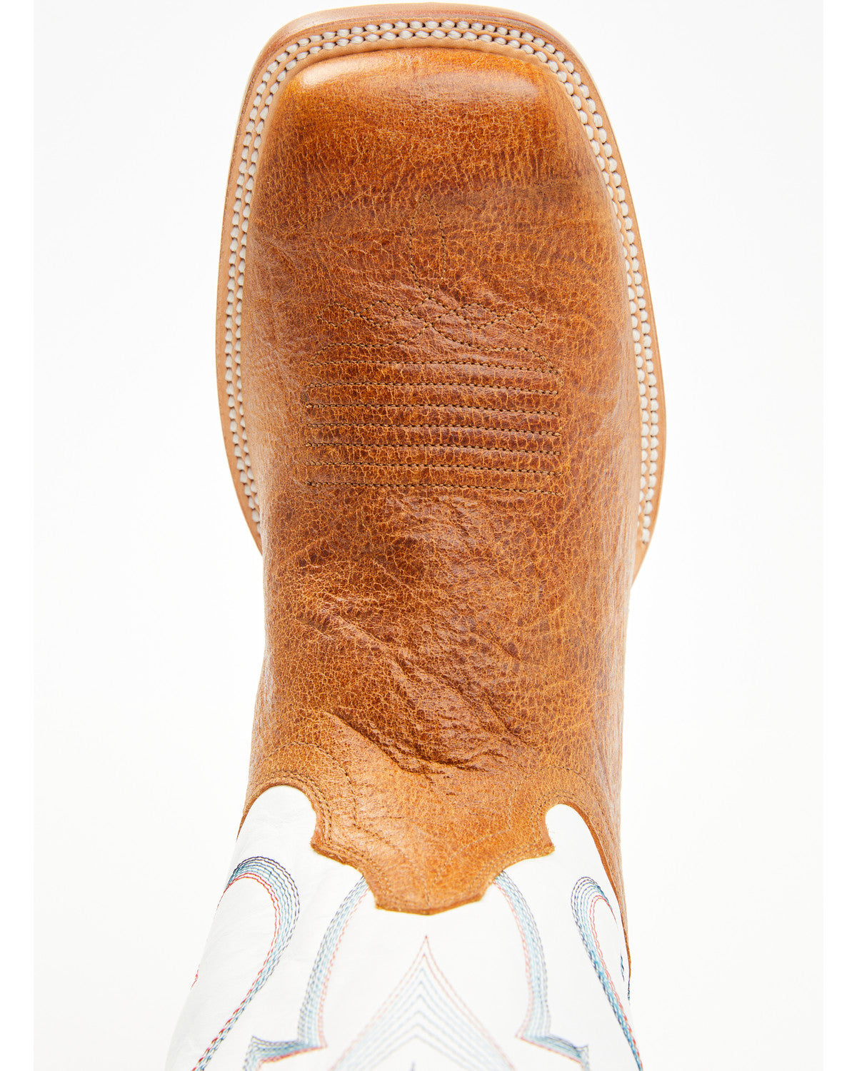 Men's Tomahawk Western Boots - Broad Square Toe White