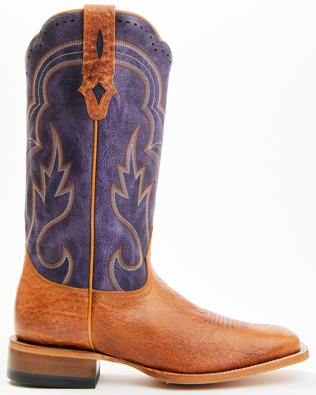 Men's Tomahawk Western Boots - Broad Square Toe Blue