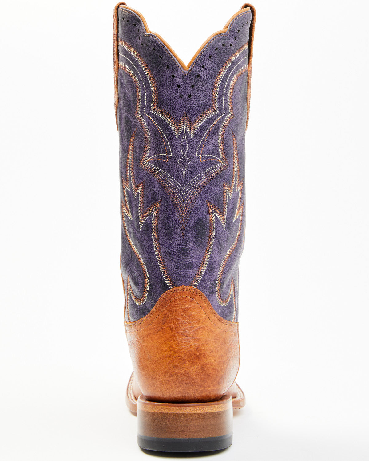 Men's Tomahawk Western Boots - Broad Square Toe Blue