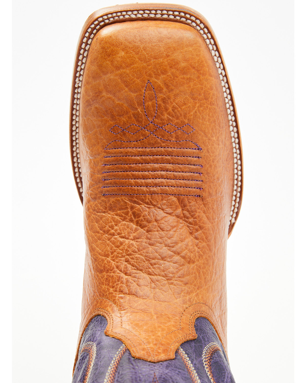 Men's Tomahawk Western Boots - Broad Square Toe Blue