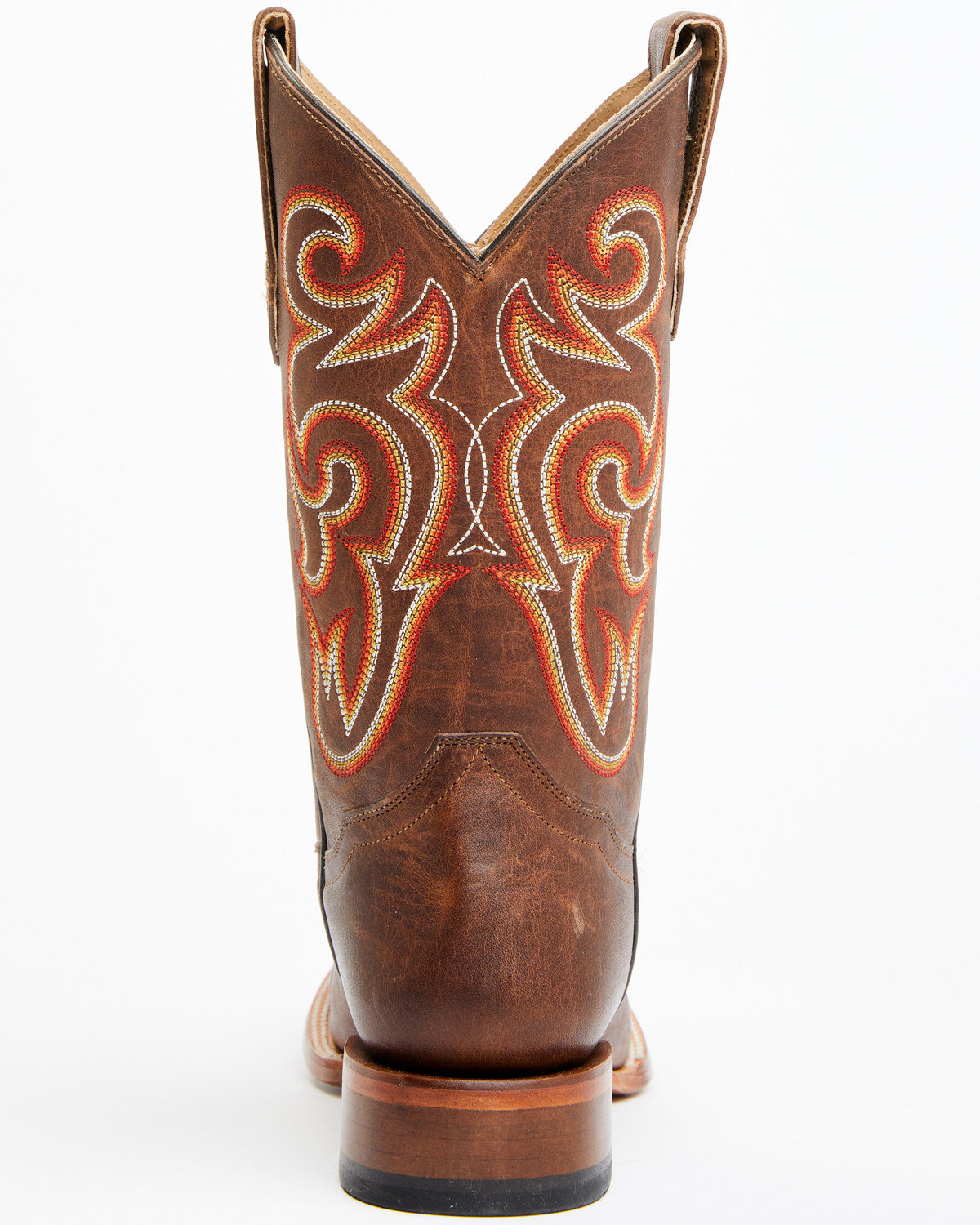 Men's Lynx Western Boots - Broad Square Toe Brown