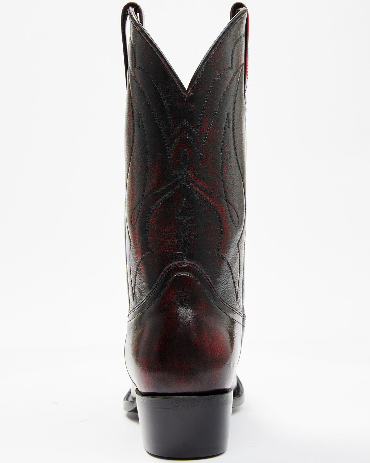 Men's Black Cherry Western Boots - Round Toe Black Cherry