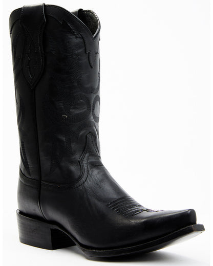 Men's Western Boots - Snip Toe Black