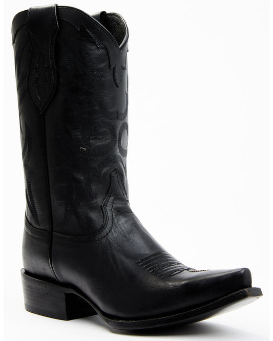 Men's Western Boots - Snip Toe Black